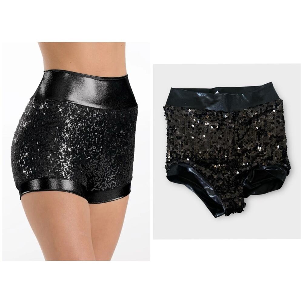 Weismann Balera high waistedt sequin shorts